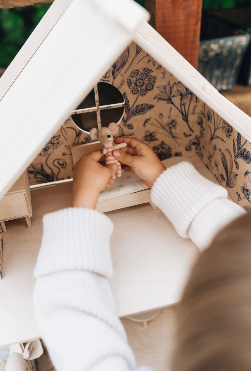 Three Story Wooden Doll House